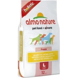 Puppy Food Holistic Large with Chicken and Rice 12 Kg