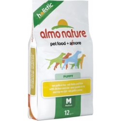Puppy Food Holistic Medium with Chicken and Rice 12 Kg