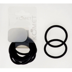 Elastic Hair Band Black 12 Pcs 455