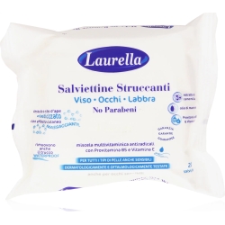 Make-up remover wipes Face Eyes Lips - 20 wipes