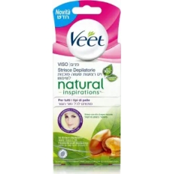 Natural Inspirations Face Precision Wax Strips With Argan Oil 16 Strips