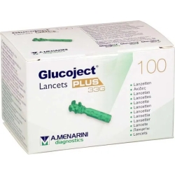 lancets - glucojet plus gauge 33 - 100 pcs