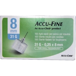 Needle for insulin pen - glucoject pen needles - length 8 mm gauge 31 100 pcs
