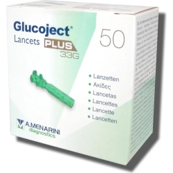 lancets - glucojet plus gauge 33 - pack of 50 pcs