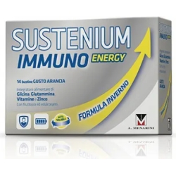 Sustenium immuno energy - orange flavour dietary supplement - 14 bags