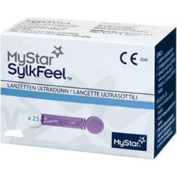 Mystar Sylkfeel - Lancets - pack of 25 Gauge 28