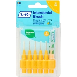 interdental brush 0,7 mm 1 pack of 6 (yellow)