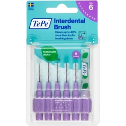 interdental brush 1,1 mm 1 pack of 6 (violet)