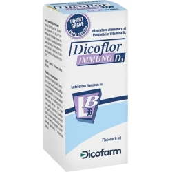 dicoflor immuno d3 - probiotic & vitamin D3 supplement 8ml