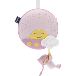 Sunset cot panel pink 0m +