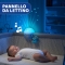 Next 2 stars light blue Cot panel with bear 0m +