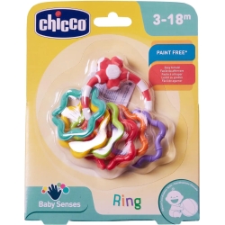 Baby senses Rattle toy easy grab ring 3m +