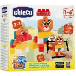 Dog and cat Construction toy 15 bricks 12m+