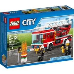 60107 City Fire Ladder Truck 5-12 years