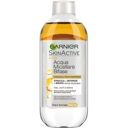 skin active - biphasic micellar water with argan oil 400 ml