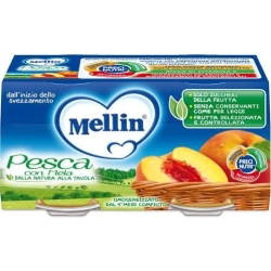 Baby food peach With Apple 100 Gr 2 Pieces