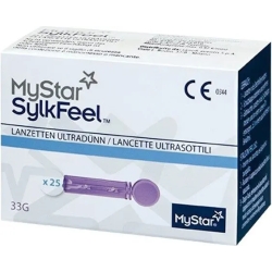 Mystar Sylkfeel - Lancets - 25 pcs Gauge 33