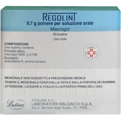 Regolint 9,7 g Powder - helps with occasional constipation 20 bags