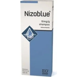 Nizoblue 10mg/g Shampoo for skin conditions of the scalp 125 ml