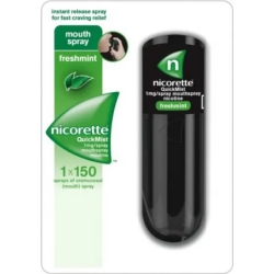 Nicorette Quick - nicotine and mint spray - stop smoking aid 13.2ml