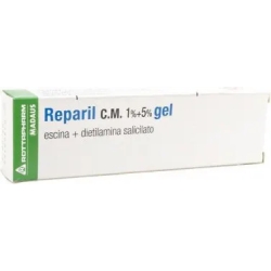 Reparil C.M. 1% + 5% Gel - minor trauma treatment 40 g