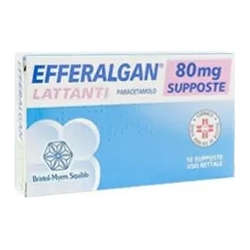 Lattanti - Fever & pain relief medicament 10 suppositories 80 mg