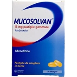 Mucosolvan 15 mg - mucolytic 20 gummy tablets