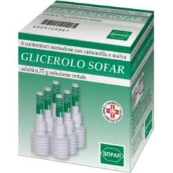 Glicerolo Adulti 6,75 g - rectal solution - 6 single-dose containers
