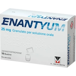 Enantyum 25 mg Granules For Oral Solution - analgesic 10 sachets