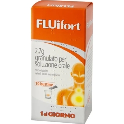 Fluifort 2.7 g - granules mucus relief - 10 bags