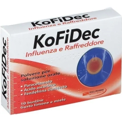 Kofidec 4 g - decongestionante analgesico antipiretico limone e miele 10 bustine