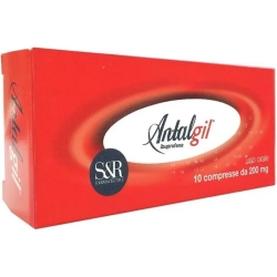 Antalgil 200 mg - analgesic and anti-inflammatory 10 tablets