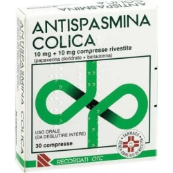 Antispasmin Colic 10 mg + 10 mg - treatment of pains of the gastro-enteric apparatus 30 tablets