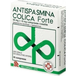 Antispasmina Colica Forte 50 mg + 10 mg - treatment gastrointestinal disease 30 tablets