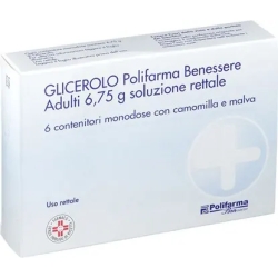 Glycerol for adults 6.75 g - against constipation 6 single-dose containers