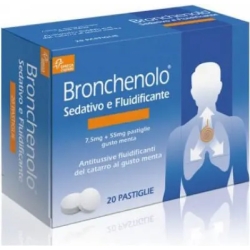 Bronchenolo Sedative Mucolytic - Cough and phlegm loosening - 20 buccal tablets