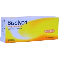 Bisolvon 8 mg - mucolytic 20 tablets