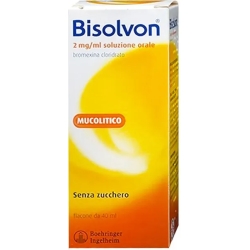 Bisolvon 2mg oral solution - mucolytic 40 ml