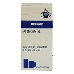 Brunac 5% - eye drops for corneal ulcers and keratopathies 5 ml