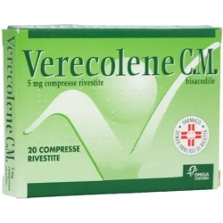 Verecolene C.M. 5 mg - treatment of occasional constipation 20 coated tablets