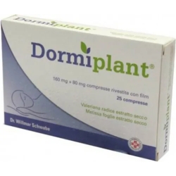 Dormiplant 160 mg +80 mg - promotes night rest - 25 coated tablets