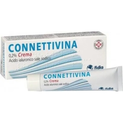 Connettivina 0.2% Cream - treatment of ulcers, wounds, burns 15 g
