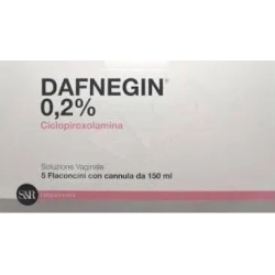Dafnegin 0.2% Vaginal douche - treatment of candida 5 bottles 150 ml