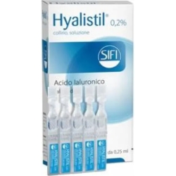 Hyalistil 0.2% eye drops - dry eye 20 single-dose vials
