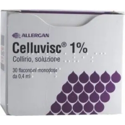 Celluvisc 1% - moisturizing eye drops 30 vials 0.4 ml