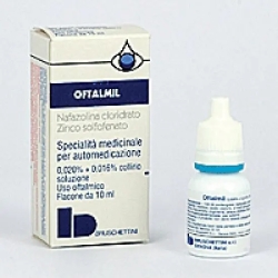 Oftalmil 0.020% + 0.016% - red eyes - eye drops 10 ml