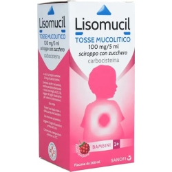 Lisomucil Children 100 mg / 5 ml - mucolytic syrup 200 ml