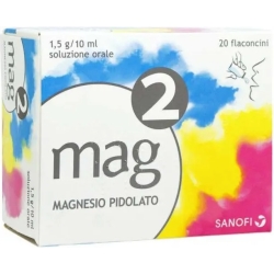Mag 2 1.5 g oral solution - magnesium deficiency - 20 vials of 10 ml