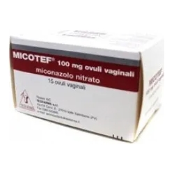 Micotef 100mg -treatment of vulvovaginal infections 15 vaginal ovules