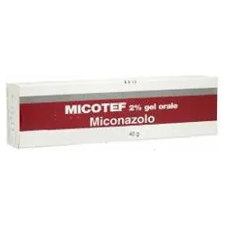 Micotef 2% - oral gel for the treatment of oropharynx candidiasis 40 g